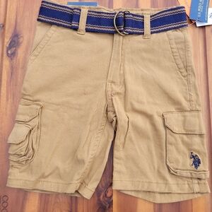 Us Polo Assn. Boys Chino Short Sz 5